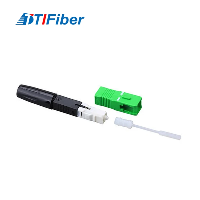 SC fiber optic loopback module APC