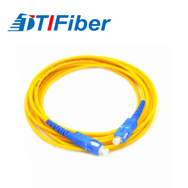 Simplex single fiber optic patch cord